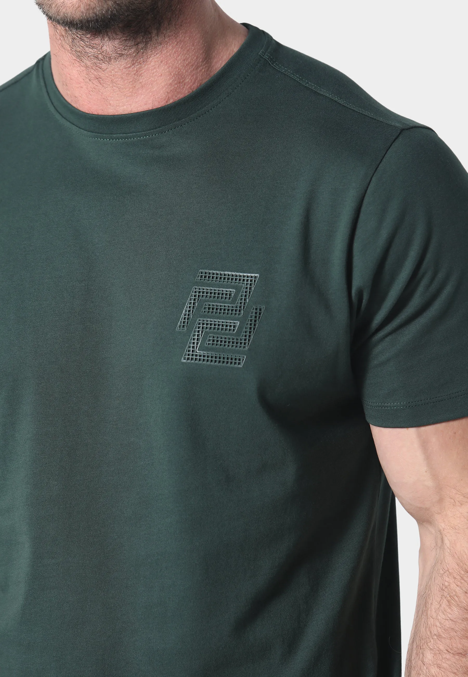 UltraSoftBrushedInterior Comfy Wear Hedley Forest Green T-Shirt