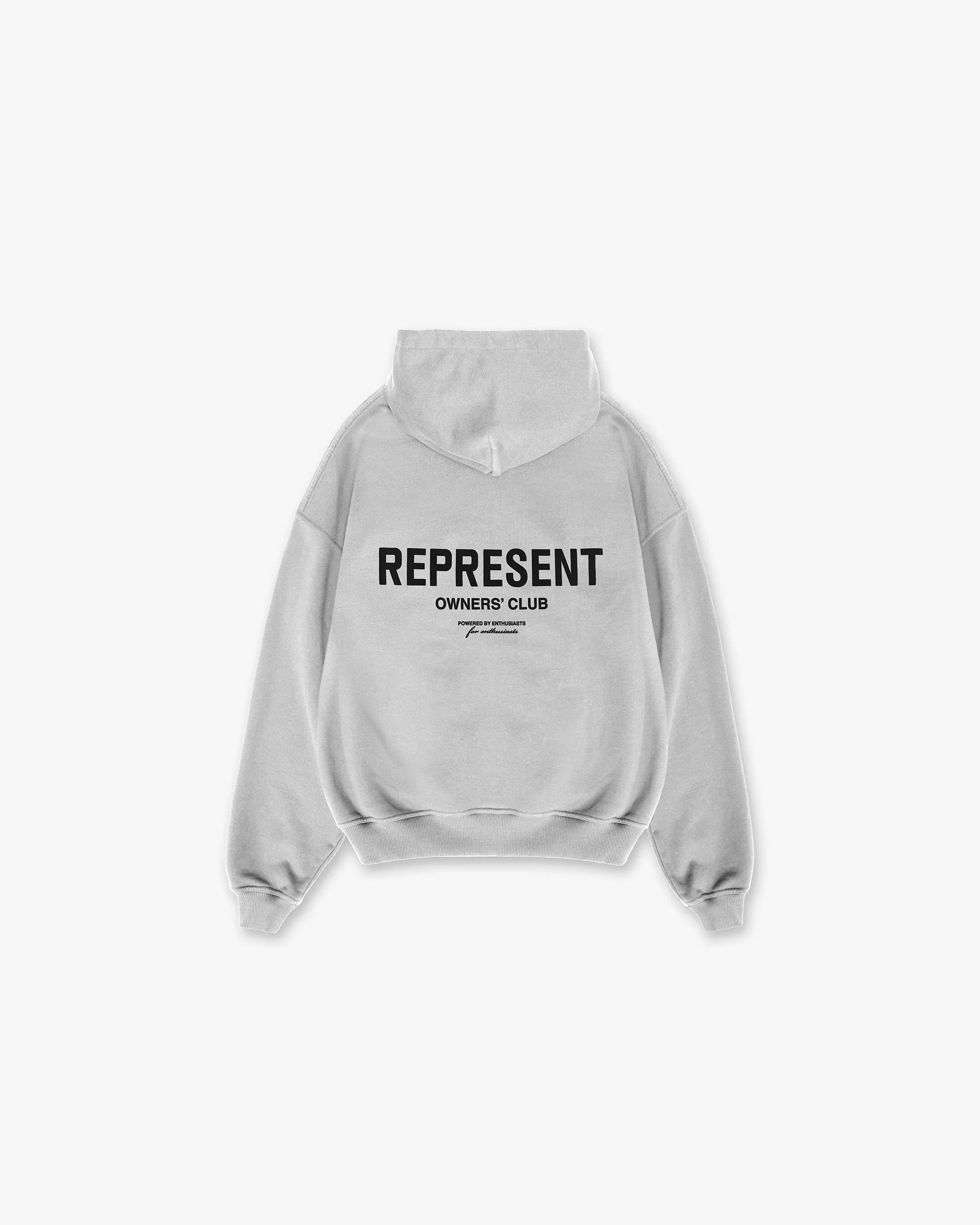Represent Owners Club Zip Hoodie - Ash Grey Weekend Chic