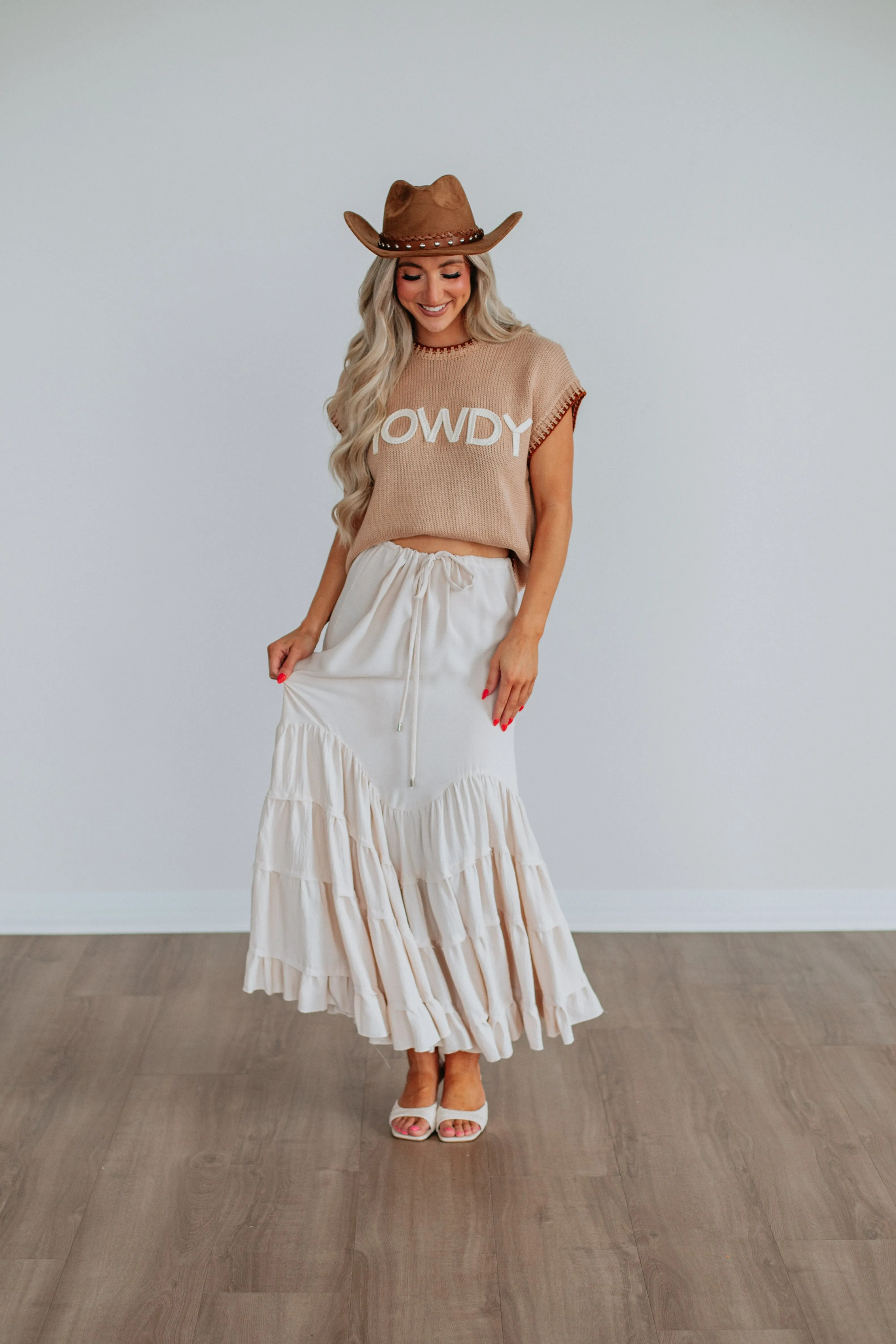 Howdy Sweater Top ShapeRetention Fabric Odor Resistant