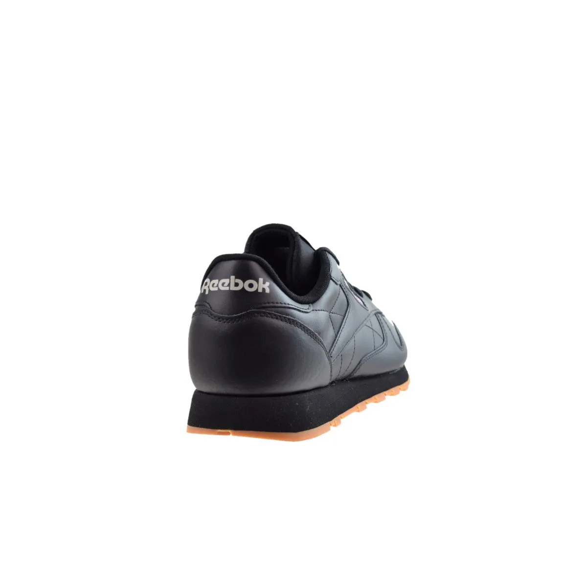 Slip Resistant Outdoor Explorers REEBOK GY0954 (100008493) CLASSIC LEATHER MN'S (Medium) Black/Grey/Gum Leather Lifestyle Shoes
