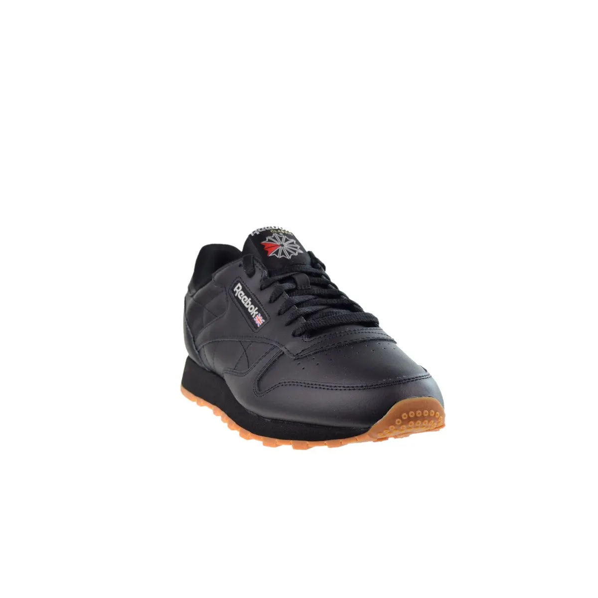 REEBOK GY0954 (100008493) CLASSIC LEATHER MN'S (Medium) Black/Grey/Gum Leather Lifestyle Shoes Durable Build