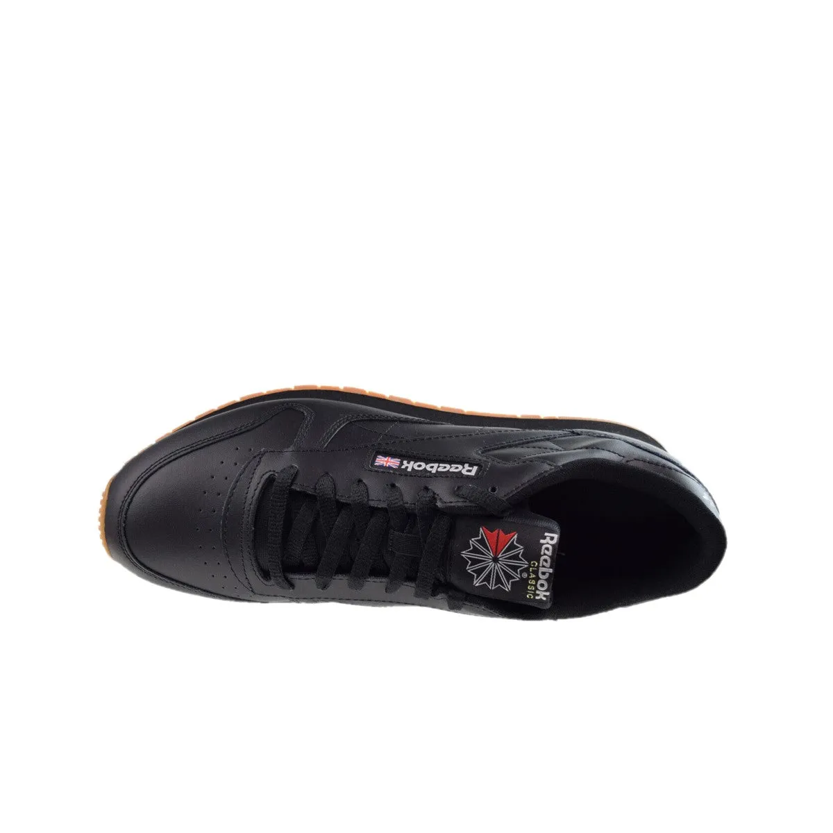 REEBOK GY0954 (100008493) CLASSIC LEATHER MN'S (Medium) Black/Grey/Gum Leather Lifestyle Shoes Free Soul