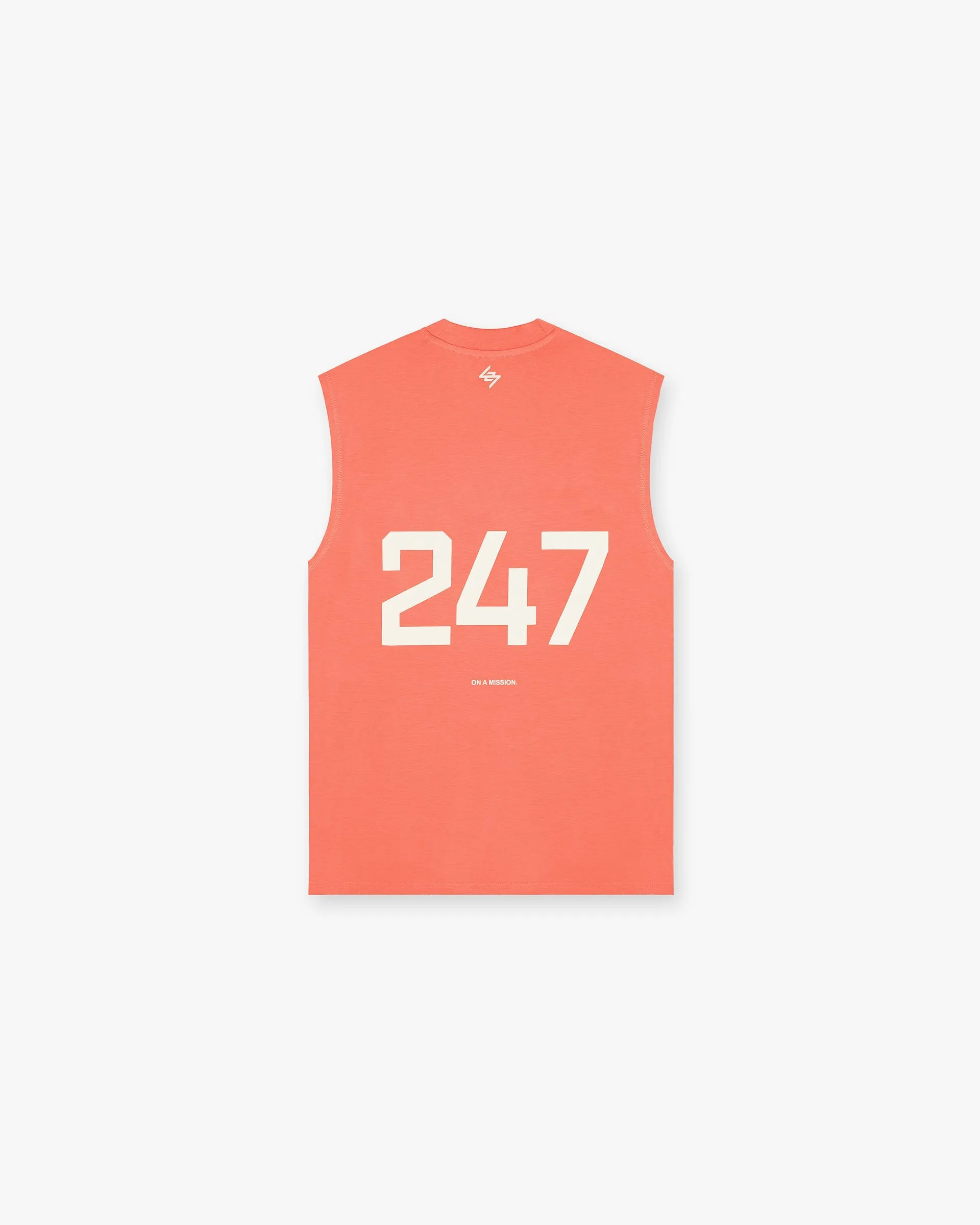 Stylish Casual 247 Oversized Tank - Coral