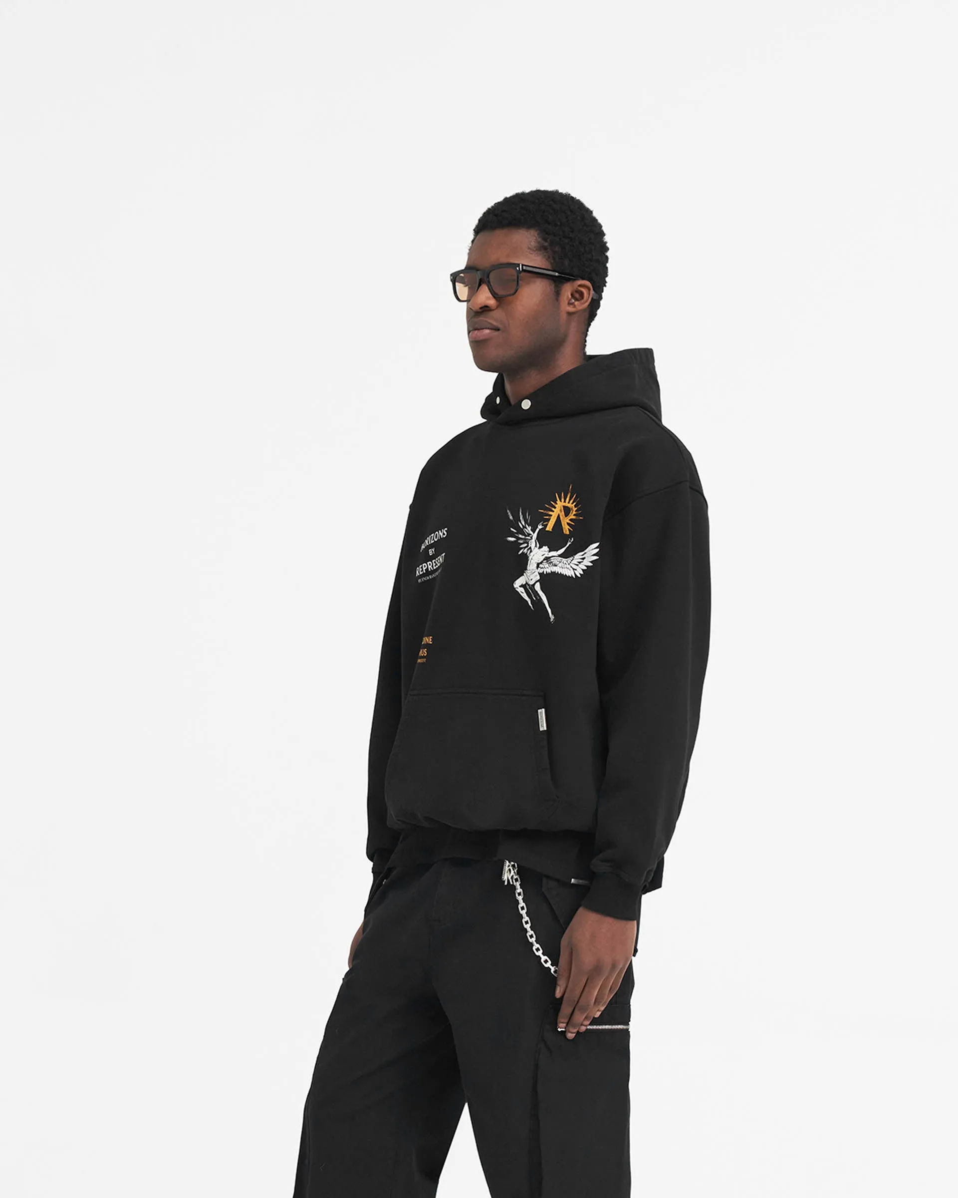 Icarus Hoodie - Jet Black City Staple