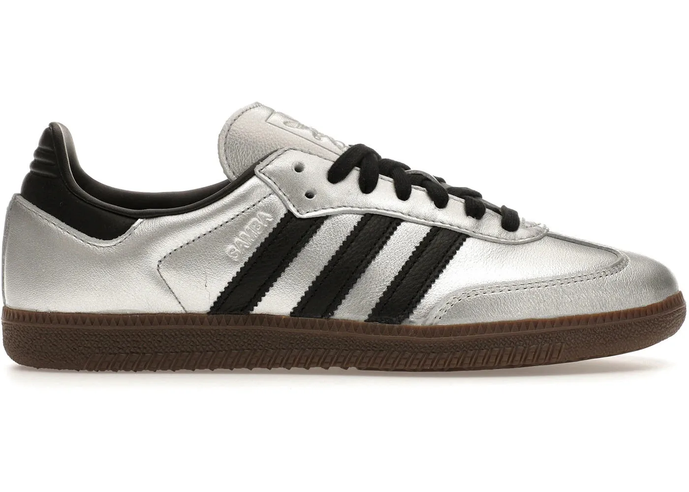 Stylish Design Adidas Samba Og Silver Metallic Black Gum (Women'S)