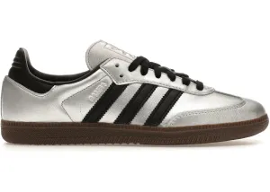 Adidas Samba Og Silver Metallic Black Gum (Women'S) Durable Traction On The Move