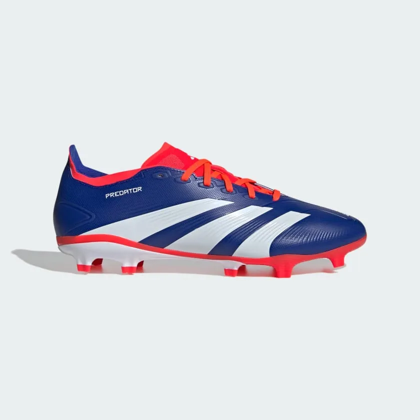 adidas Predator League Firm Ground Soccer Cleats | Lucid Blue-Cloud White-Solar Red | Men's arctic - expedition - ice - field shoes Classic Shoes