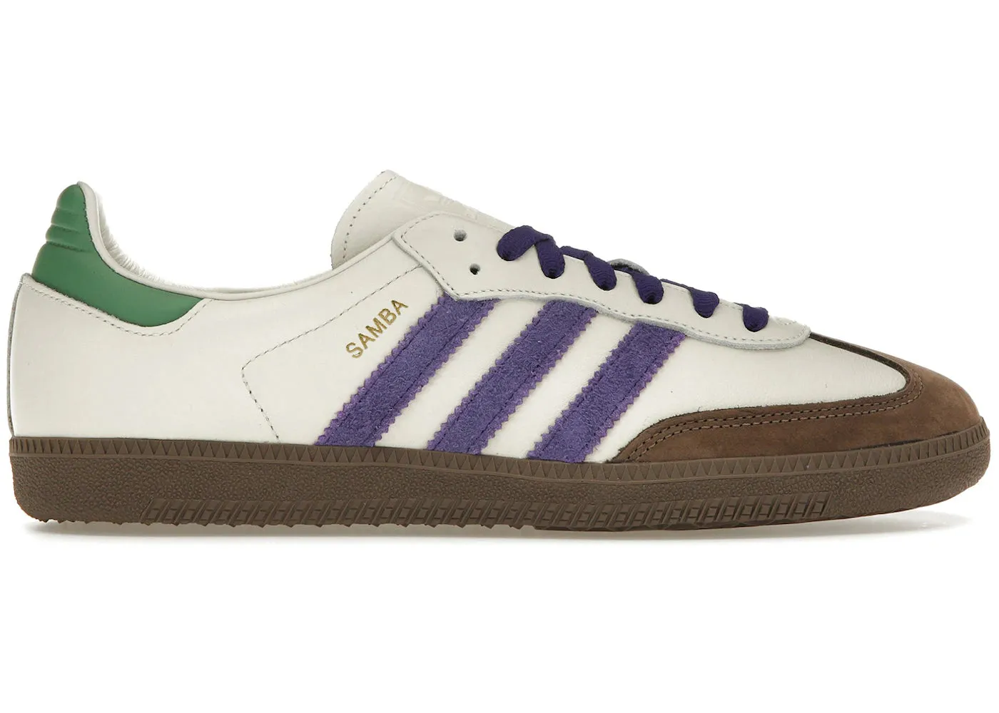 Adidas Samba Og Off White Core Purple Green Brown (Women'S) Core Cushion Breathable wear