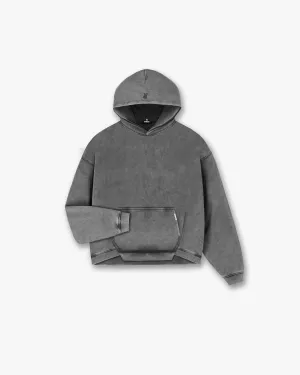 Initial Boxy Hoodie - Vintage Grey watch accents