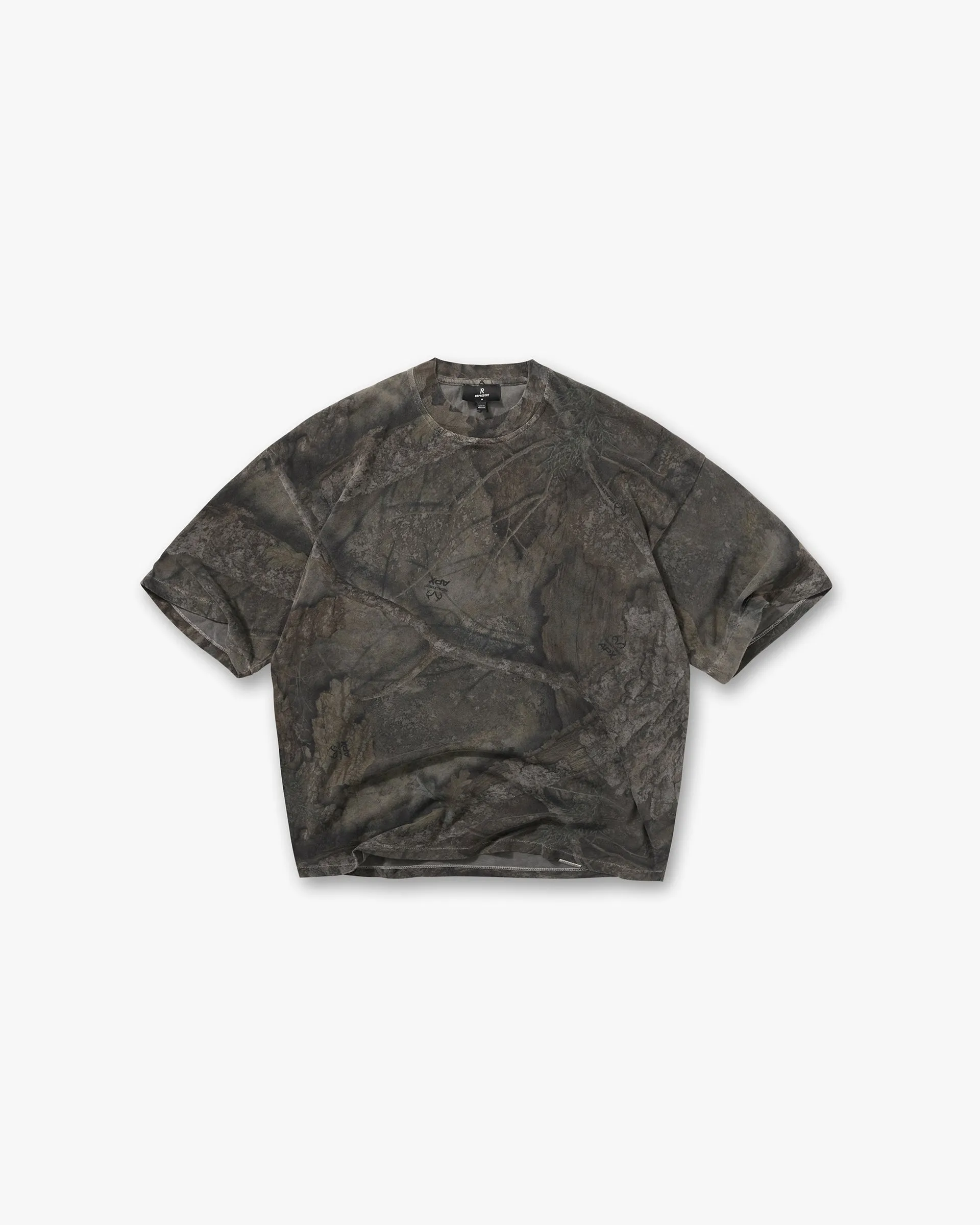 Initial Overdye Realtree? Boxy T-Shirt - Overdyed Black Customer Favorite Comfy Movement