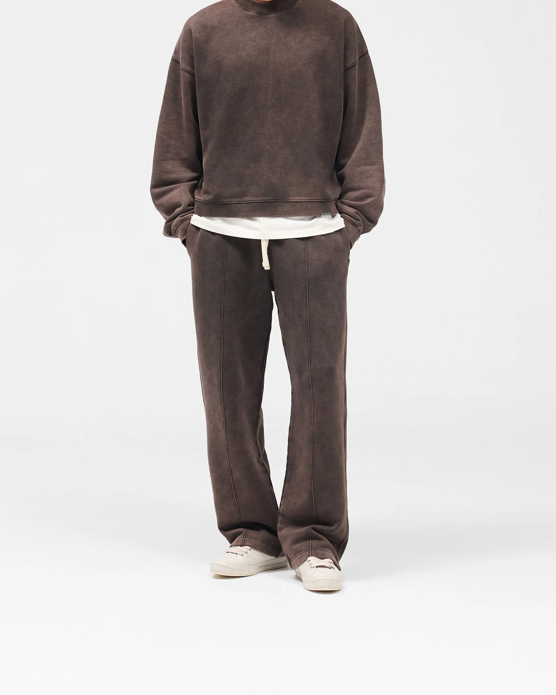 Everyday Comfort Wear Initial Sweatpants - Coffee