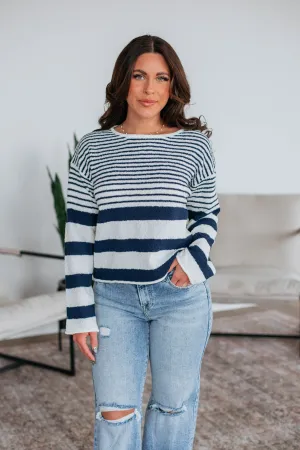 Shrink Resistant Treatment Jenner Striped Sweater