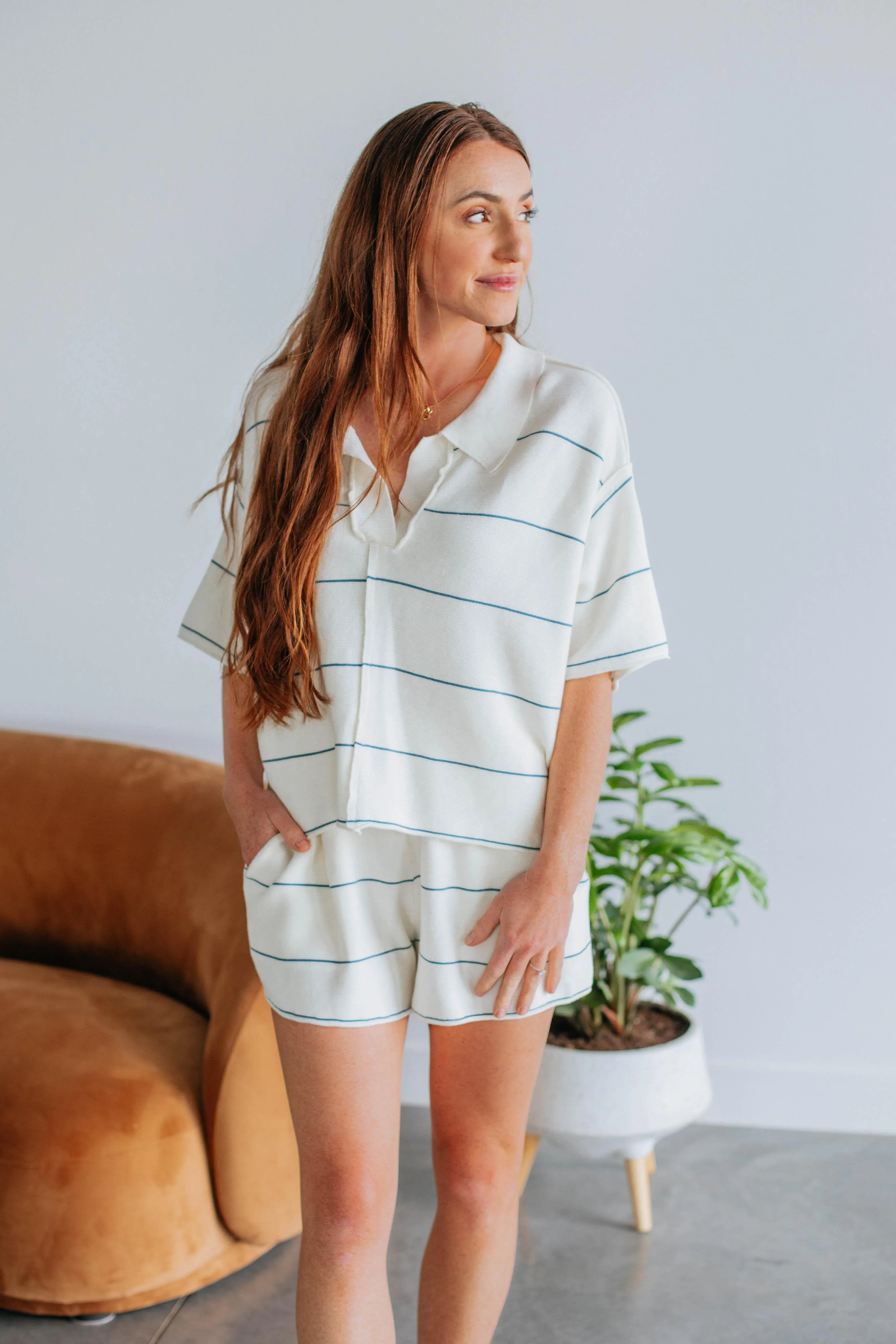 Cozy Lining Jessie Knit Shorts - Ivory