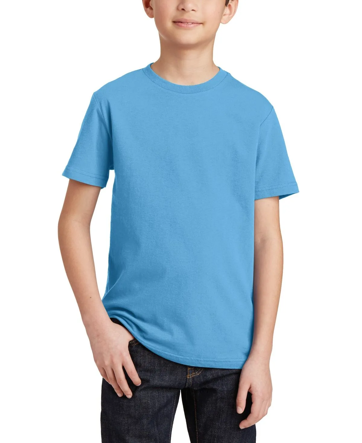 JustBlanks Boy's Concert Soft Spun Short Sleeve Tee Smooth Look