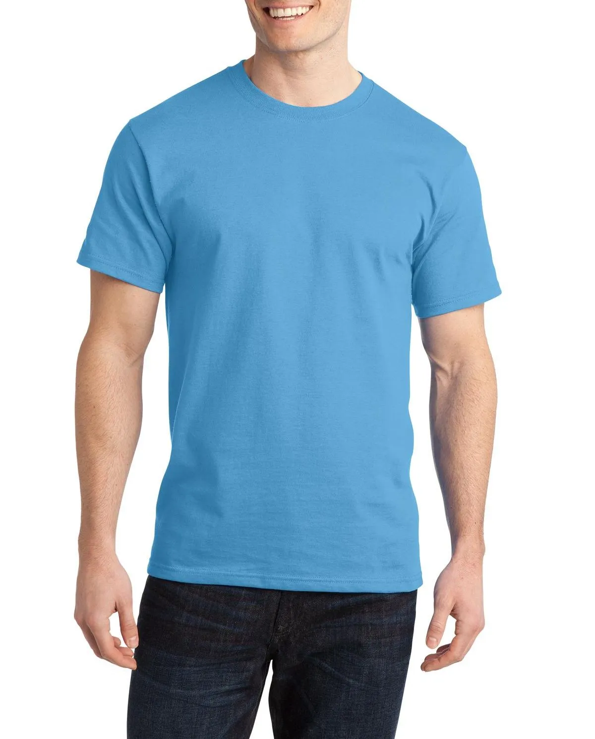 JustBlanks Men's 100% Cotton Short Sleeve Regular Fit T-Shirt Subtle Details