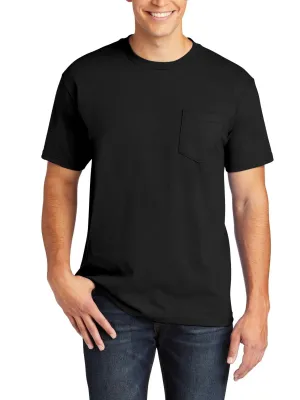 JustBlanks Men's Hammer Short Sleeve Crew Neck Pocket T-Shirt Chic Vibes college