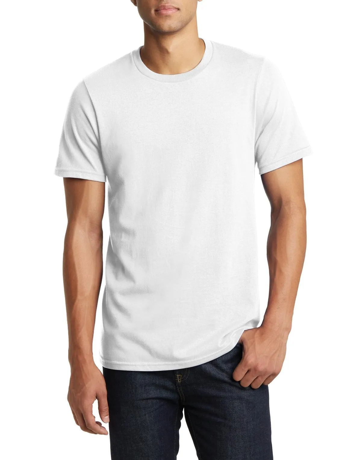 JustBlanks Men's Heavyweight Short Sleeve Crew Neck Cotton Tee Autumn Wear Weekend Wear