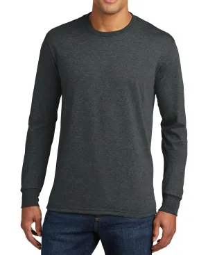 JustBlanks Men's Long Sleeve Tri-Blend Crew Neck Tee Fashion Must-Have Essential Comfort