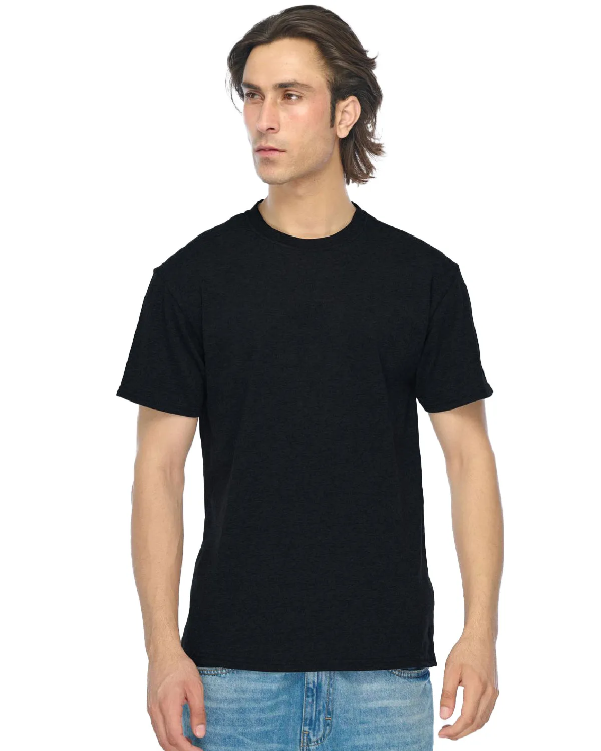 Cool Vibes oversized but not shapeless JustBlanks Men's Short Sleeve Dri-Power Crew Neck Tee