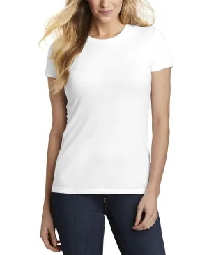 Trendy Vibes JustBlanks Women's Fitted Tri-Blend Crew Neck Short Sleeve Tee