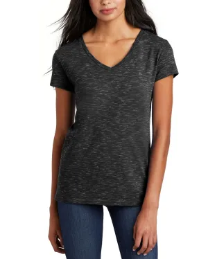 Subtle Logo Placement stain resistant coating JustBlanks Women's Medal Relaxed Fit V-Neck T-Shirt