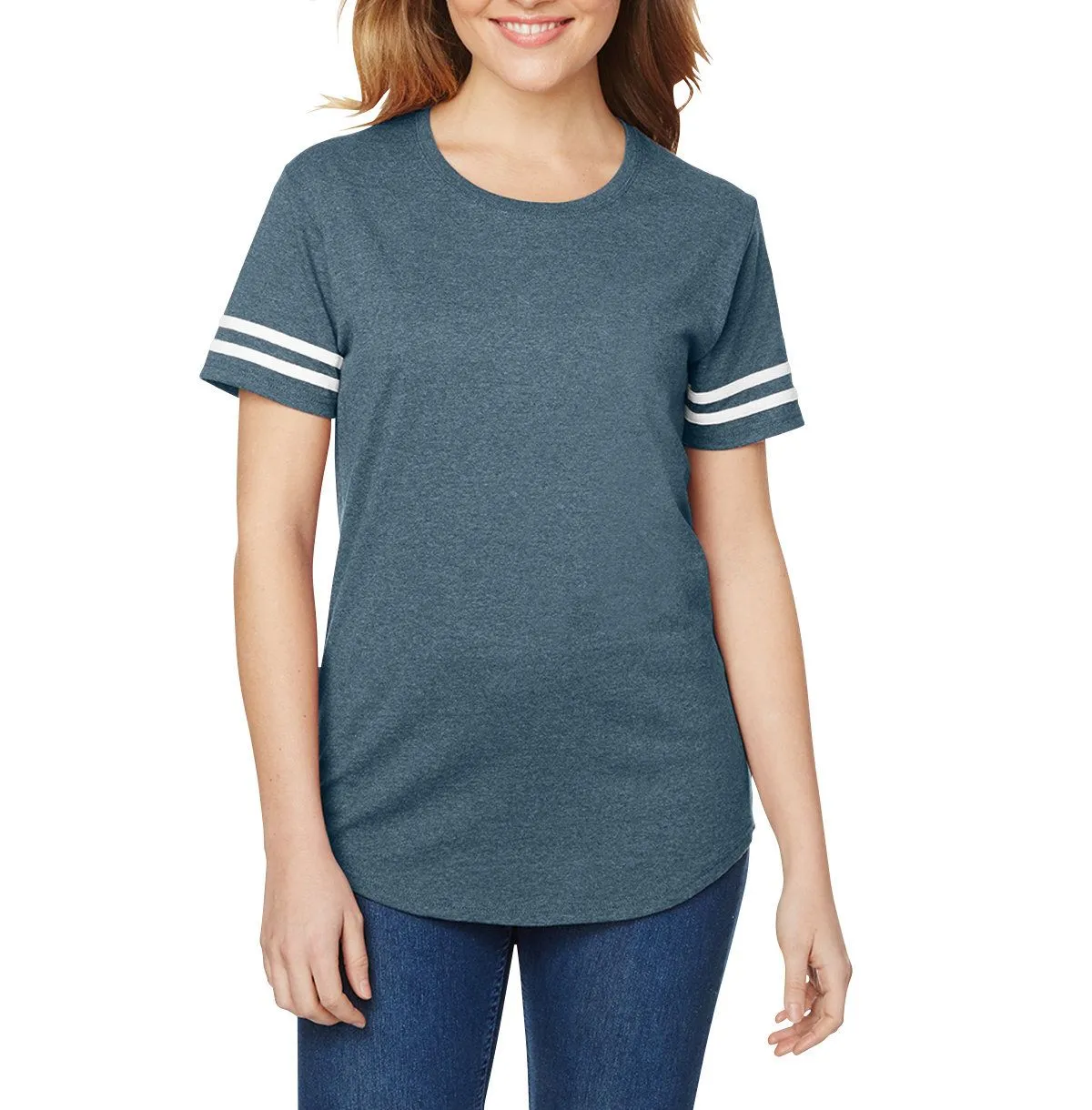 JustBlanks Women's Slim Fit Short Sleeve Crew Neck T-Shirt AllWeatherComfort