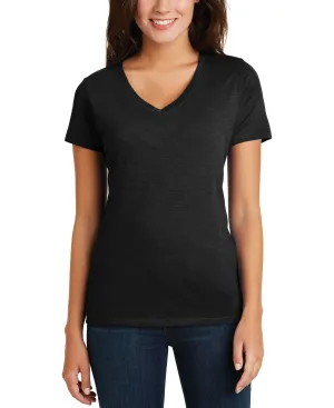 JustBlanks Women's Super Slub V-Neck Short Sleeve Tee comfortable option
