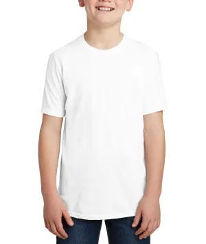 Flexible Fit Design JustBlanks Youth Short Sleeve Cotton Crew Neck T-Shirt