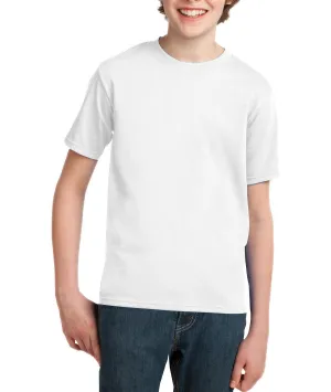 JustBlanks Youth Short Sleeve Essential Crew Neck T-Shirt Tear Resistant Knit