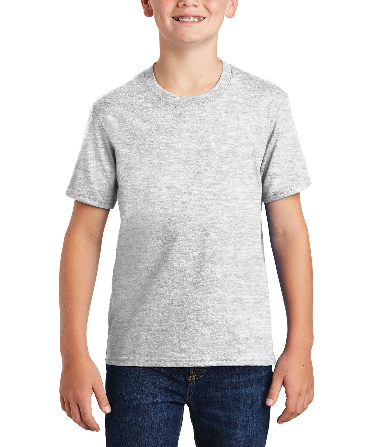 JustBlanks Youth Short Sleeve Fan Favorite Blend Crew Neck T-Shirt Multi Purpose Wear