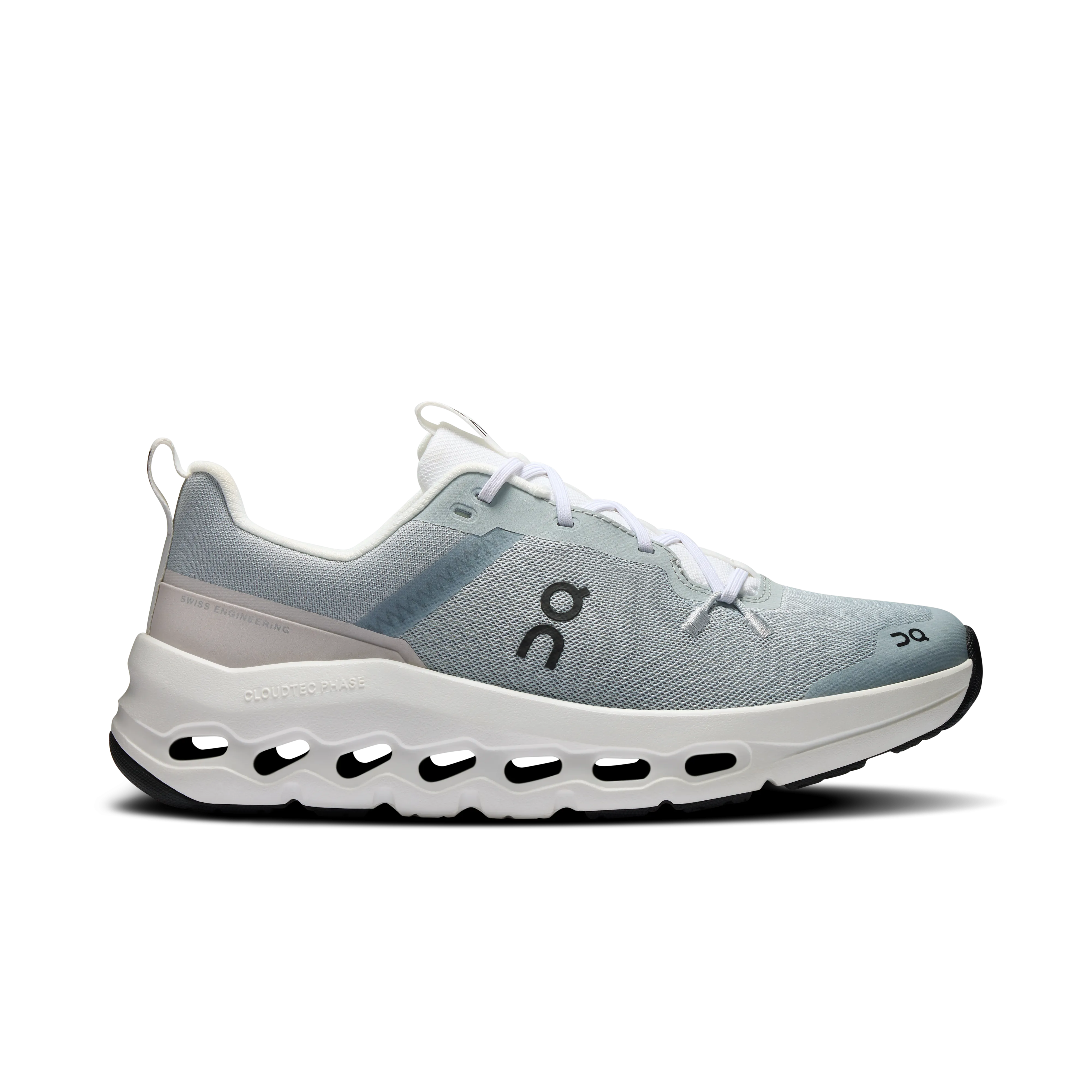 high - top shoes Abdominal Tensile Structure On Running Cloudleap Glacier White