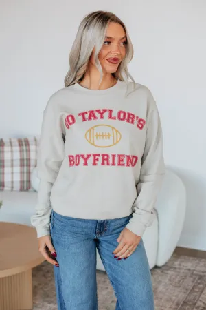 Go Taylor's Boyfriend Crewneck Printed
