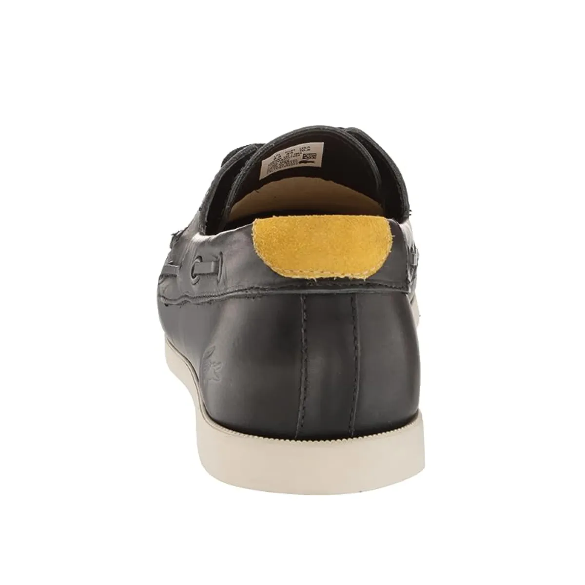 LACOSTE 7-45CMA0007454 CASPIAN 123 MN'S (Medium) Black/Off White Leather Lifestyle Shoes Wool Warm Office Smart