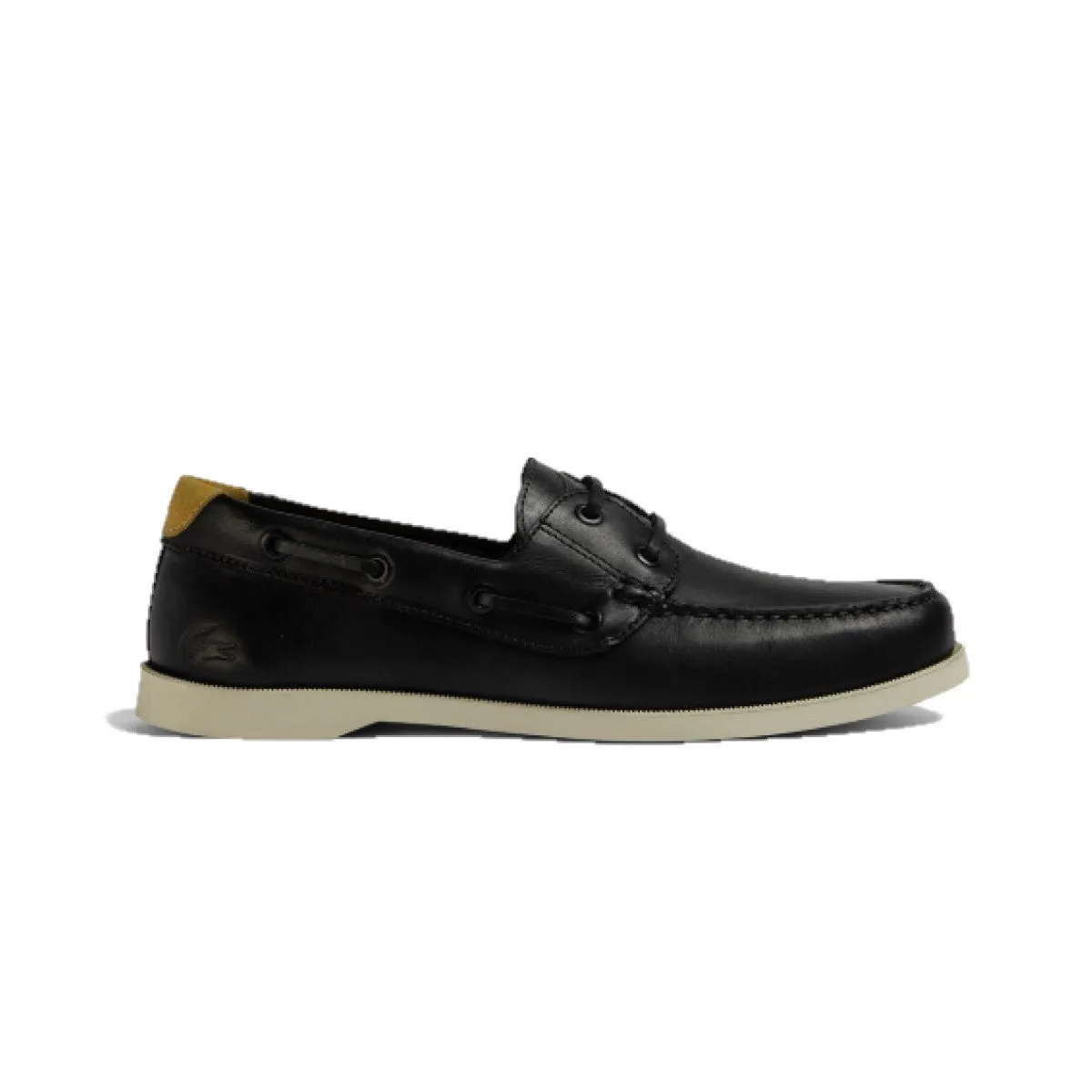 LACOSTE 7-45CMA0007454 CASPIAN 123 MN'S (Medium) Black/Off White Leather Lifestyle Shoes Peak Mode