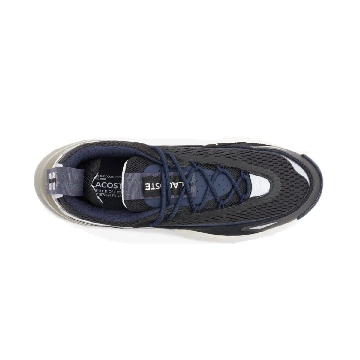Festival Vibe LACOSTE 7-45SMA0004075 ODYSSA 123 MN'S (Medium) Black/Navy Textile & Synthetic Lifestyle Shoesl