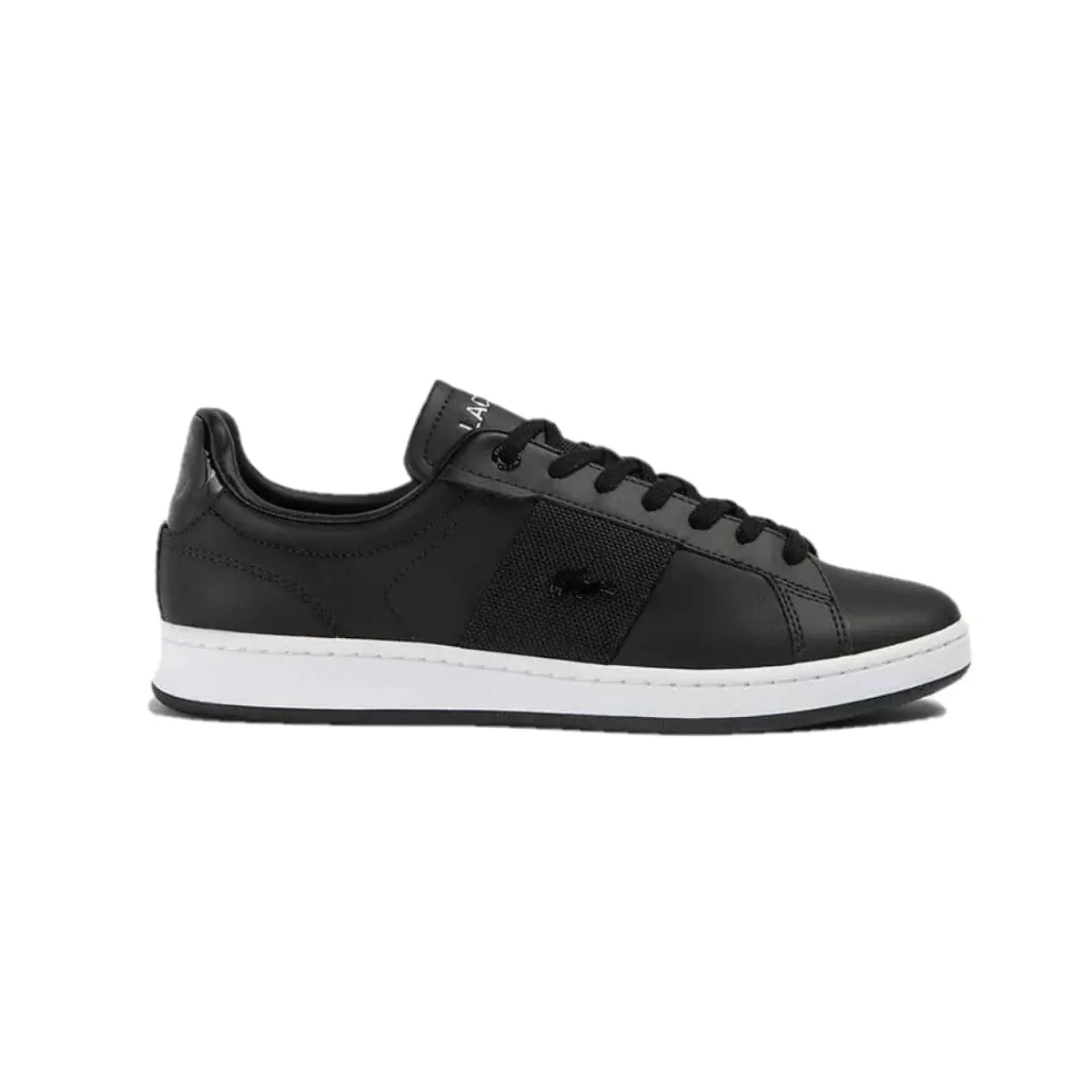 LACOSTE 7-45SMA0046312 CARNABY PRO GGR MN'S (Medium) Black/White Leather & Synthetic Lifestyle Shoes Mom Safe