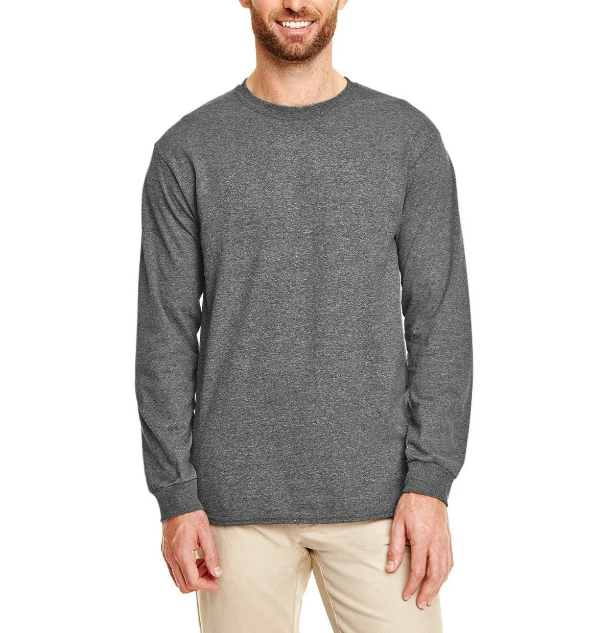 JustBlanks Men's Slim Fit Lightweight Casual Crew Neck T-Shirt Flattering Cut