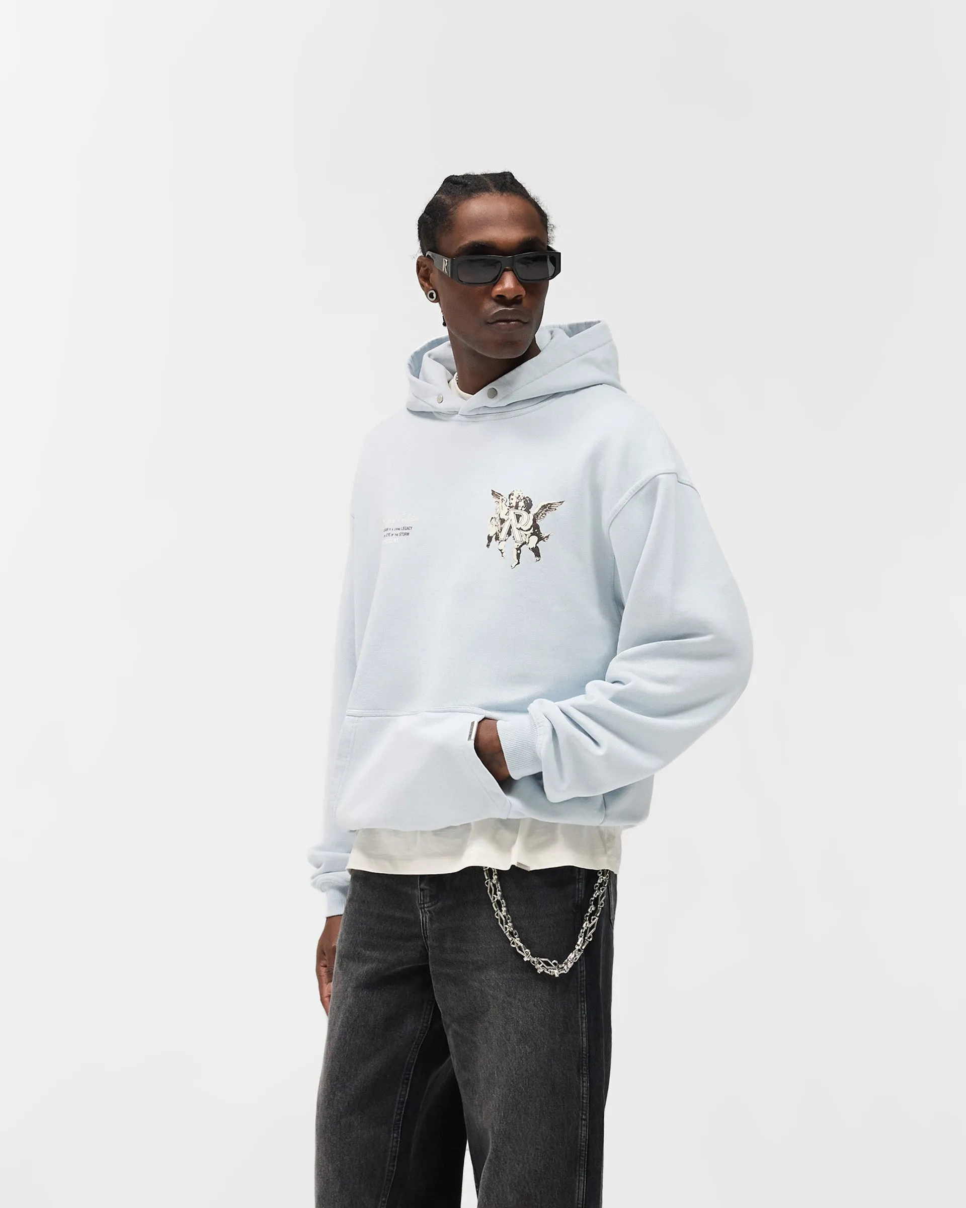 Fashion Relaxed Legacy Cherubs Hoodie - Cloud