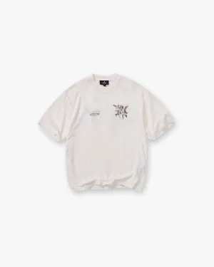 Legacy Cherubs T-Shirt - Flat White Sublimation Resistant Fabric