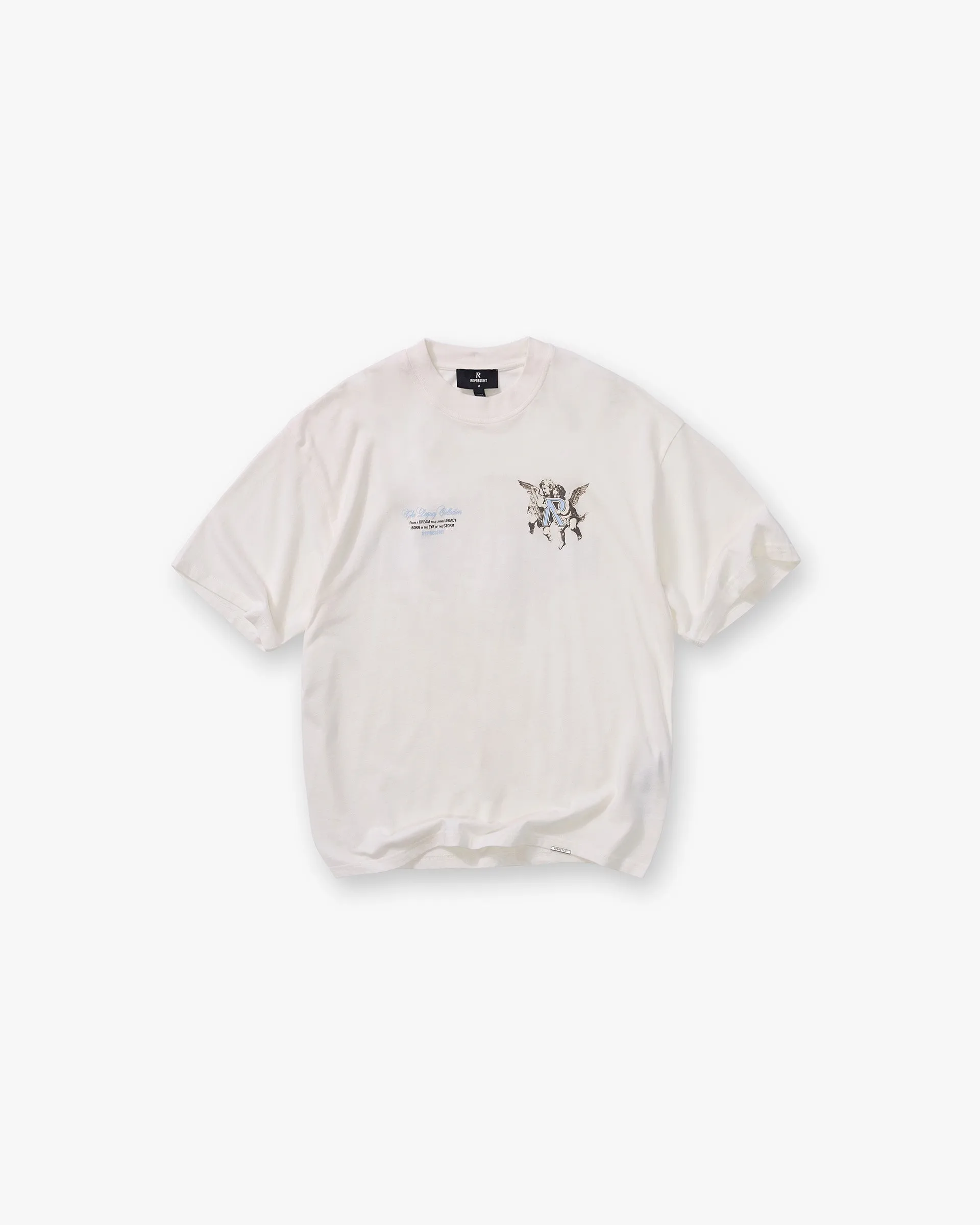 Legacy Cherubs T-Shirt - Flat White Sublimation Resistant Fabric