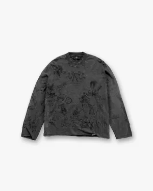 Gym workout Legacy Long Sleeve T-Shirt - Vintage Grey