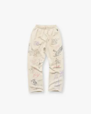Legacy Sweatpant - Buttercream Active Design