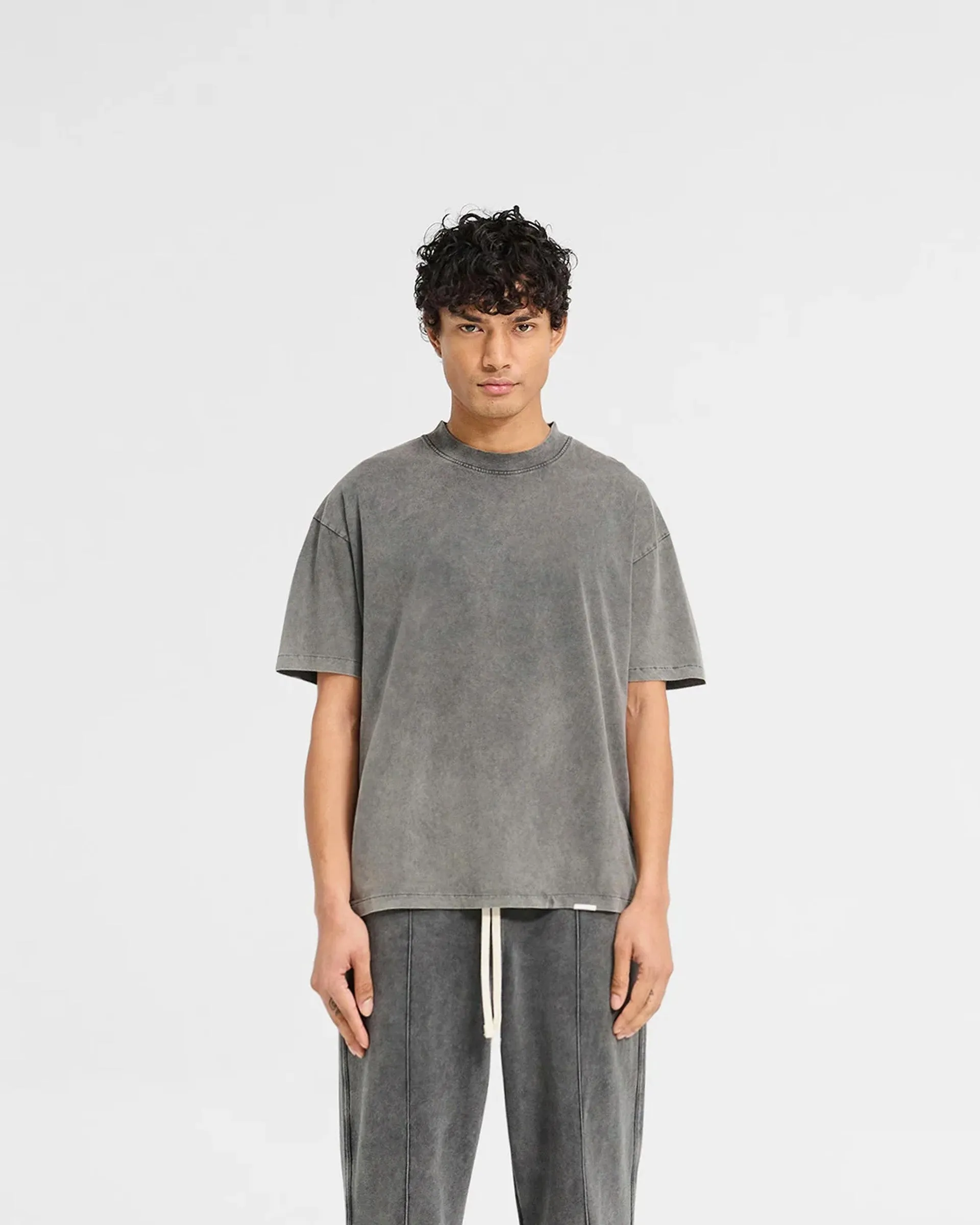 Initial T-Shirt - Vintage Grey Effortless Comfort Wear Breathable mesh