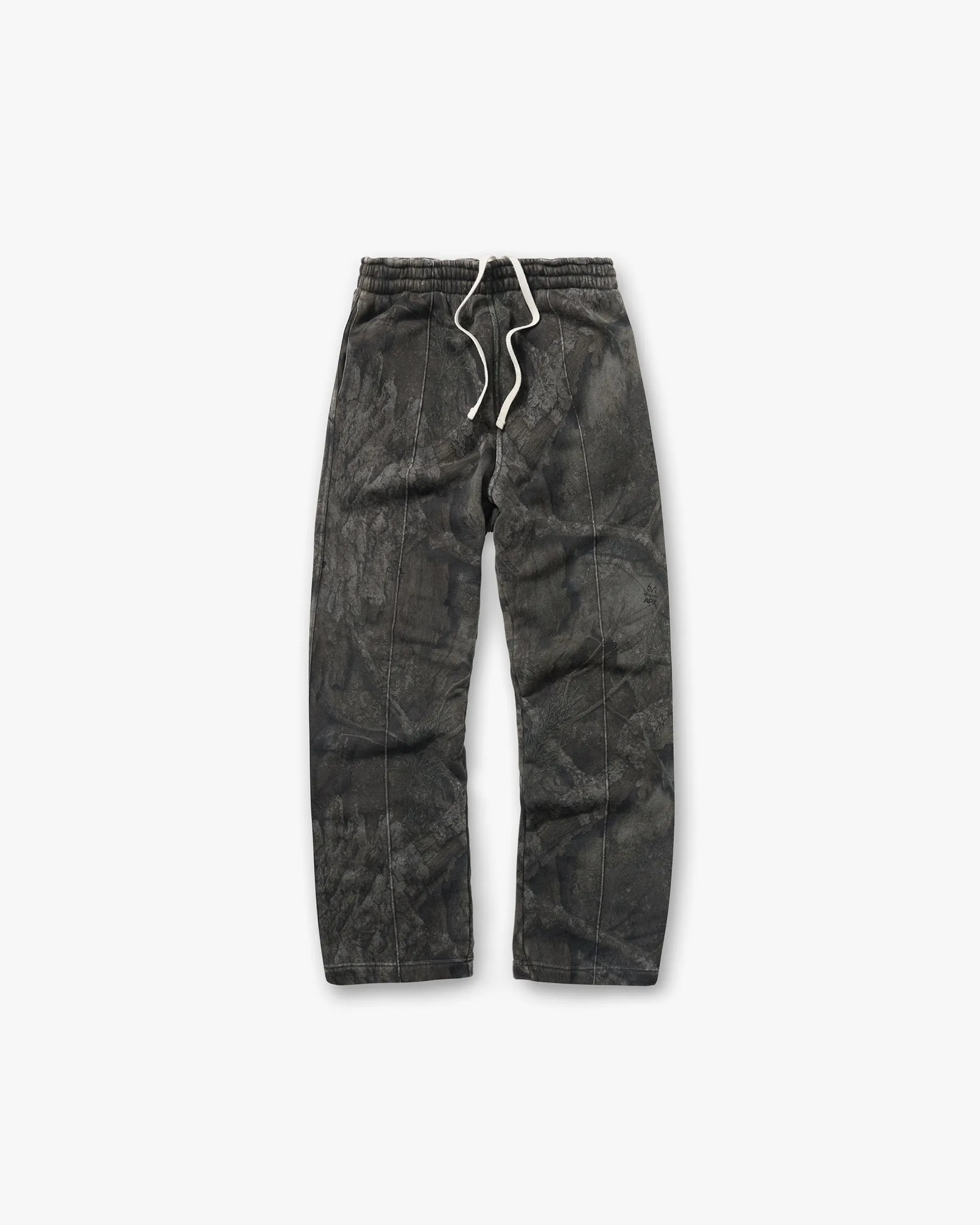 Initial Overdye Realtree? Sweatpants - Overdyed Black Flattering Comfort Wear Eco Dye Process