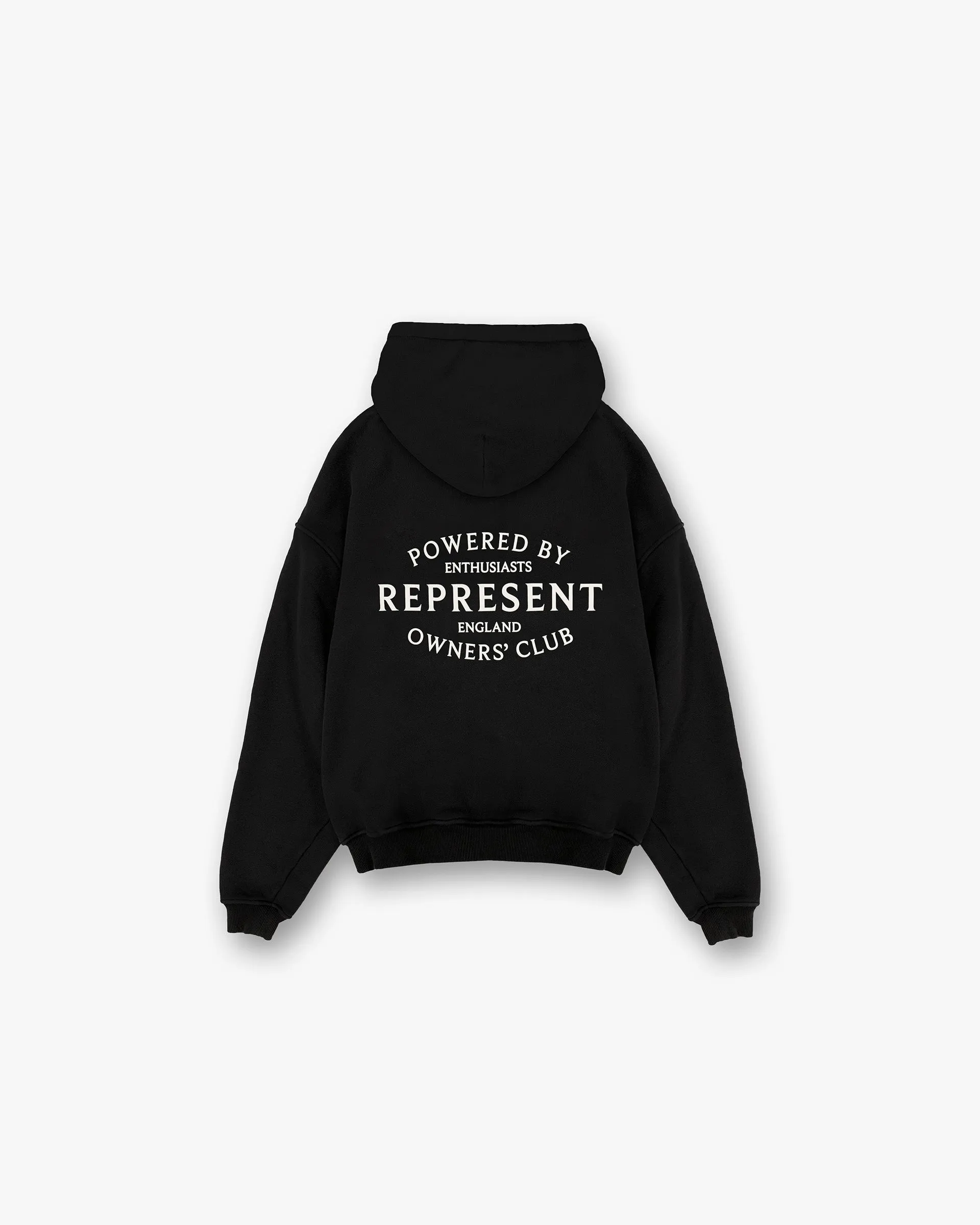 Represent Owners Club Stamp Zip Up Hoodie - Jet Black product budget friendly choice