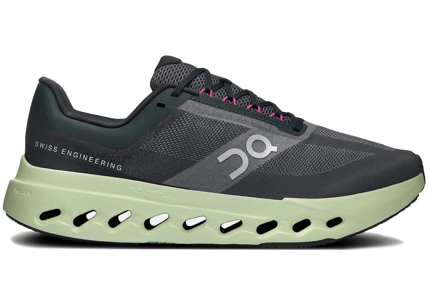 On Running Cloudsurfer Next Black Lima Reinforced Tensile Web Contoured Footbed Shape