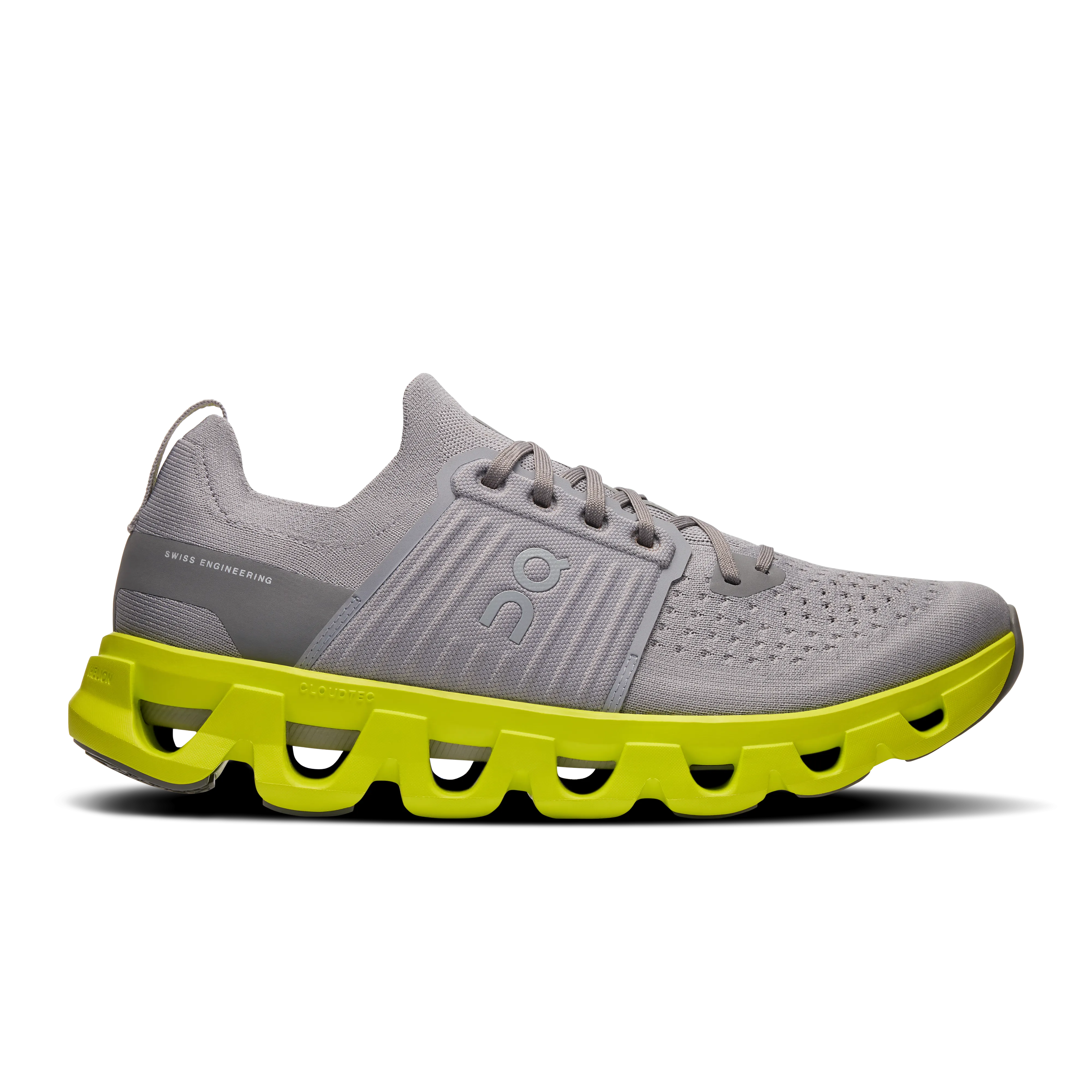 On Running Cloudswift 4 Alloy Lime youth running shoes Pebax Technology