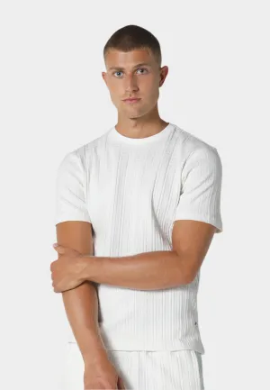 Longton Bone White T-Shirt Smart Fashion Bold Design