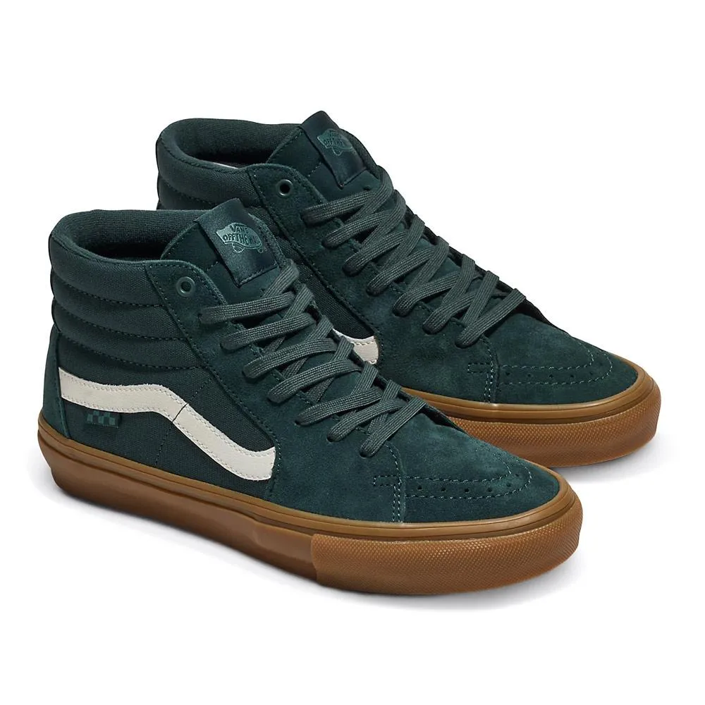 Urban Life Vans Skate Sk8-Hi - Dark Green/Gum