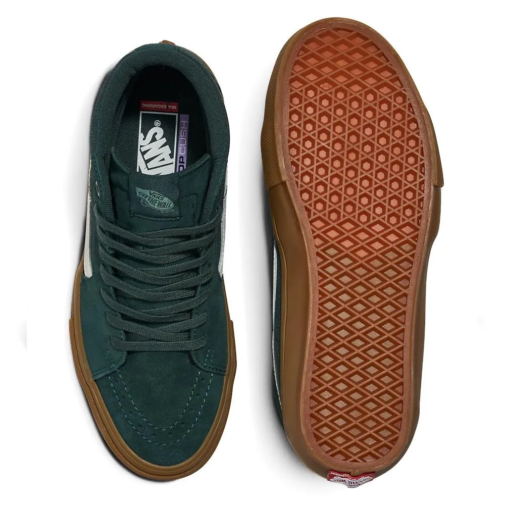 Vans Skate Sk8-Hi - Dark Green/Gum SweatWicking